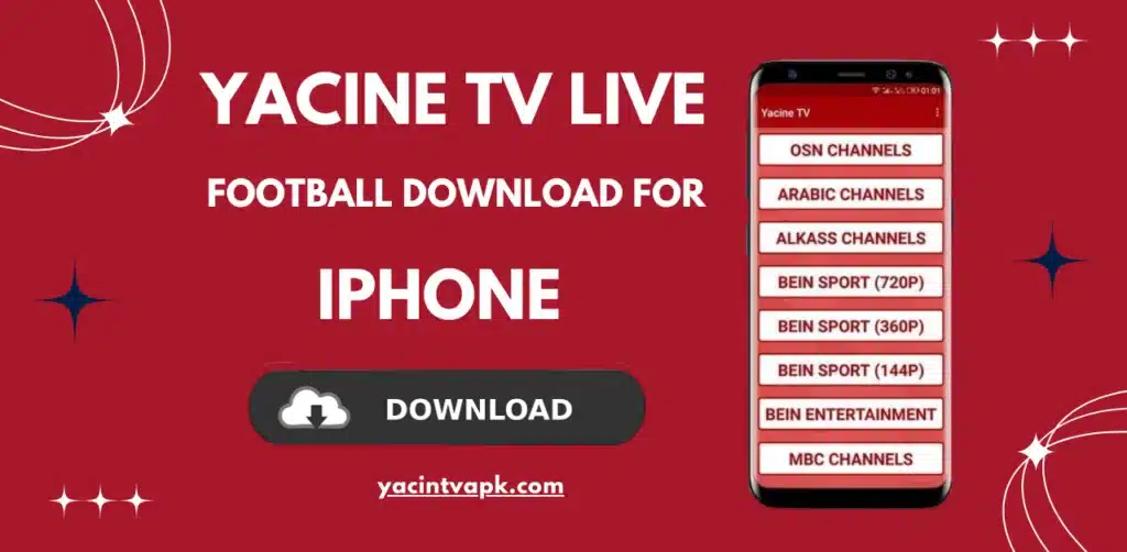 Yacine TV Live Football Download iPhone
